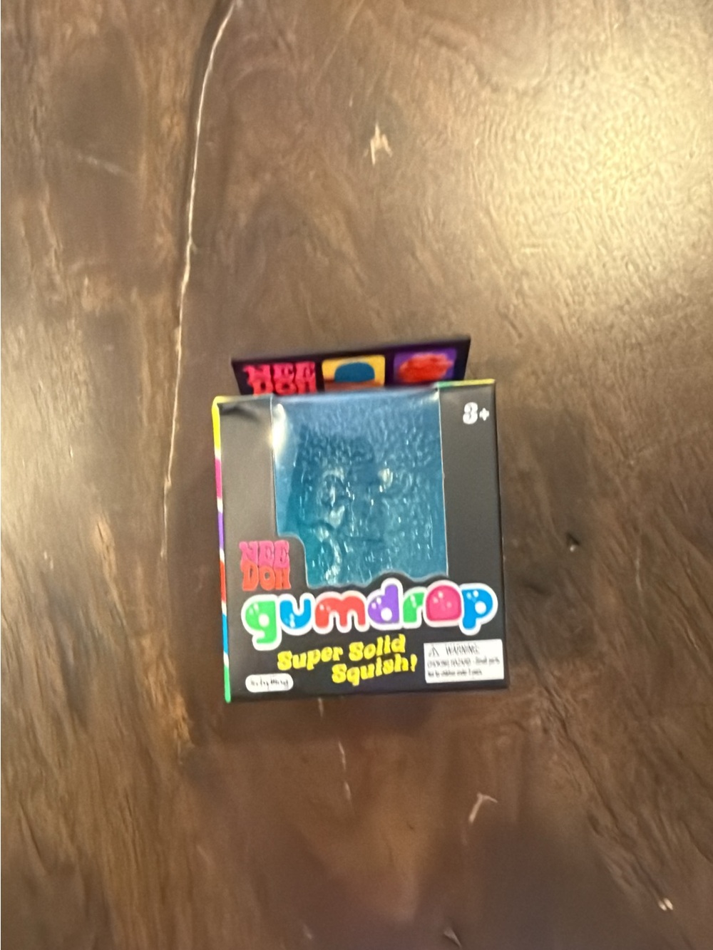 Needoh Gumdrops Super Solid Squish Blue Toy